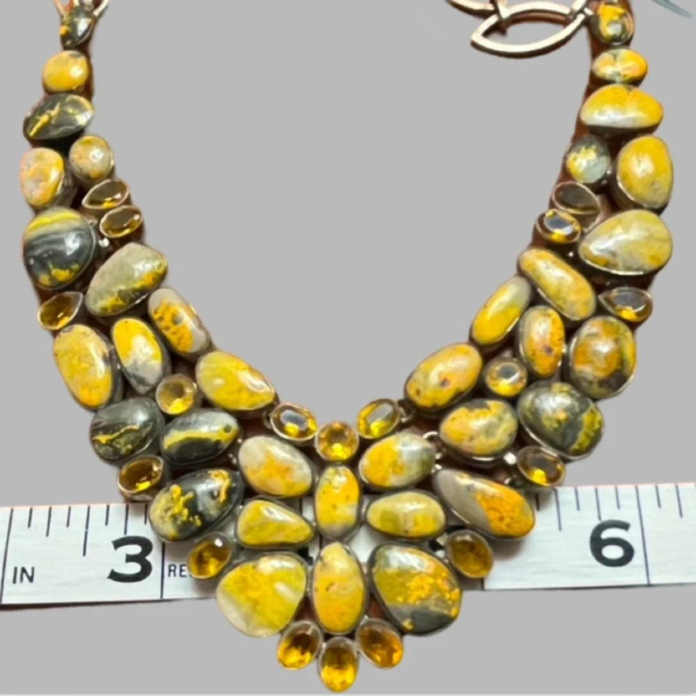 ‼️💥PRICE DROP ☄️
Bumblebee Jasper Chain Necklace - Picture 9 of 13